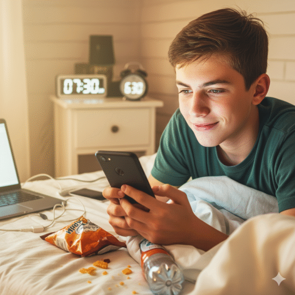 De Verborgen Gevaren van Schermtijd en Slaaptekort: Hoe het Tandvlees van Jongeren Lijdt